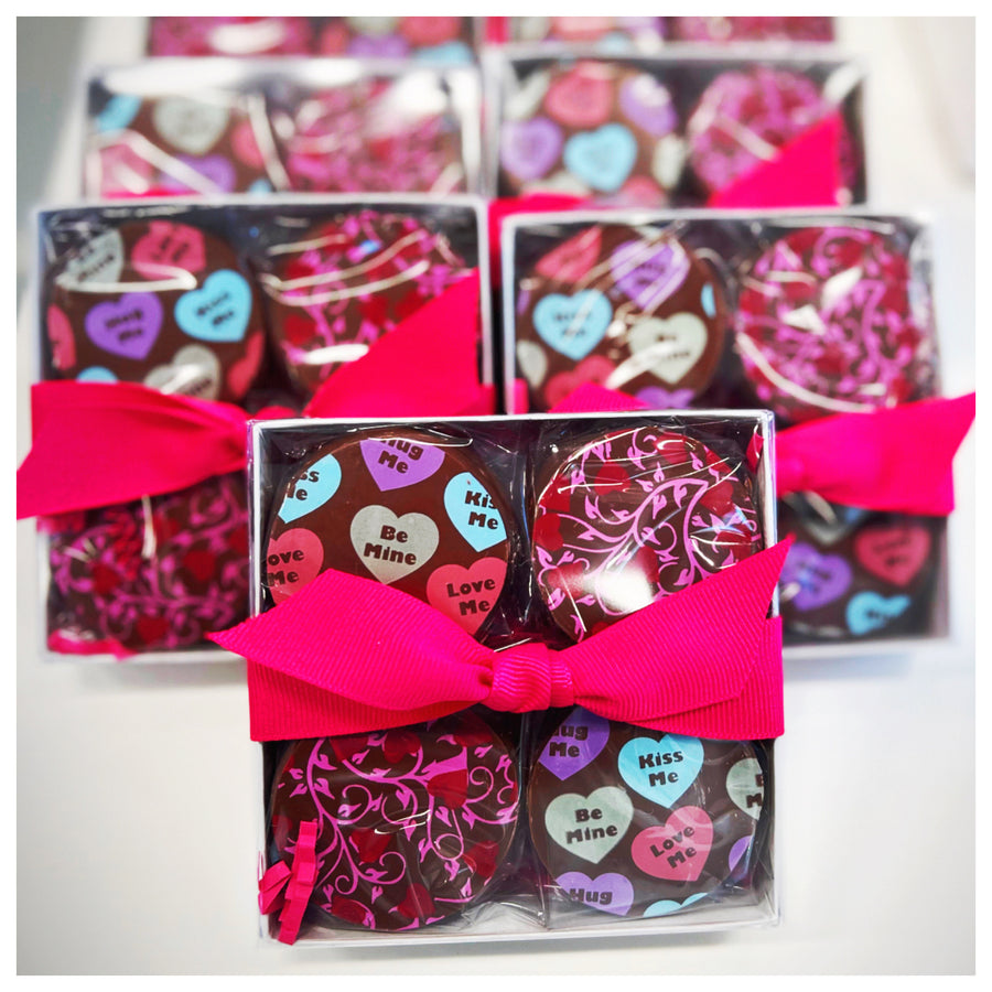 Valentines Chocolate Cookie Box